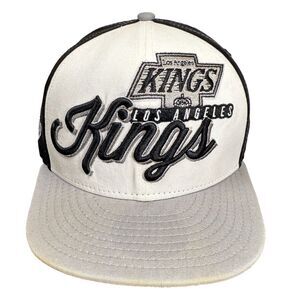 Los Angeles Kings Hockey New Era 9Fifty Cap Hat Snapback M/L Black‎ White *Read